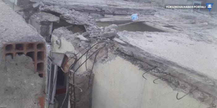 Silopi'de ev çöktü: 2 çocuk yaralı