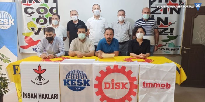 Hakkari'deki STK'lardan İzmir saldırısına kınama