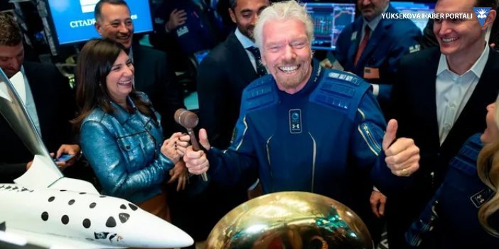 Richard Branson kendi aracıyla uzaya giden ilk milyarder oldu