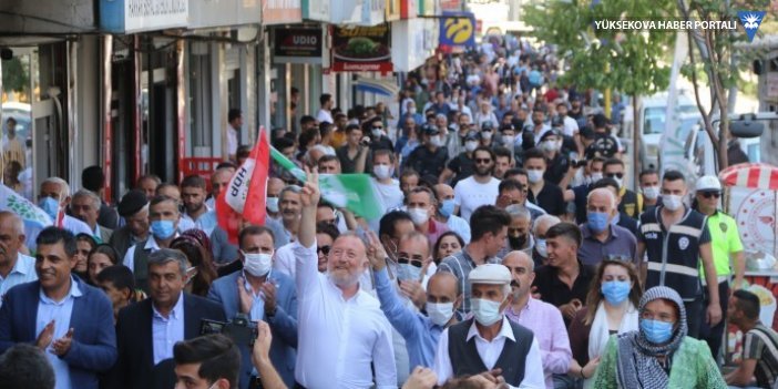 HDP'li Temelli Hakkari'de konuştu