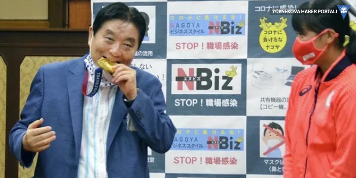 Olimpiyat madalyasını ısıran Japon başkan Covid-19'a yakalandı