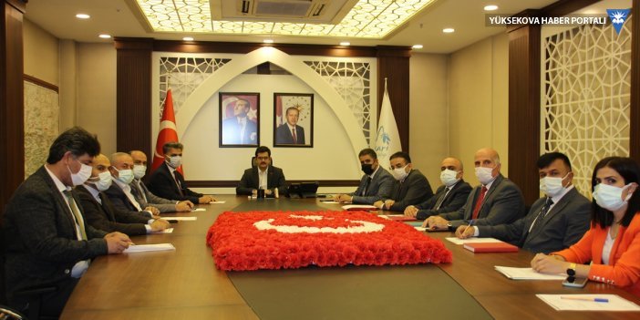 Hakkari'de "KUSİ İl Planlama ve Geliştirme Kurulu Toplantısı" yapıldı
