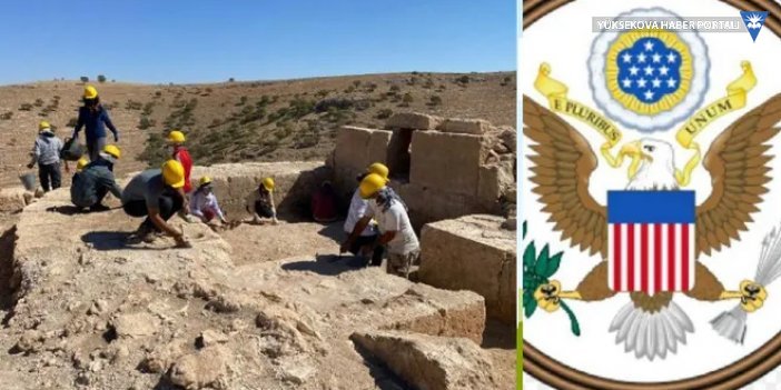 Diyarbakır'daki Zerzevan Kalesi kazısında 300 yıllık ABD rozeti bulundu
