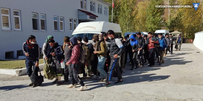 Bitlis'te minibüste 48 göçmen yakalandı