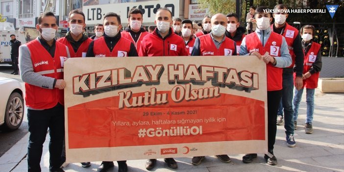 Hakkari'de Kızılay Haftası etkinliği