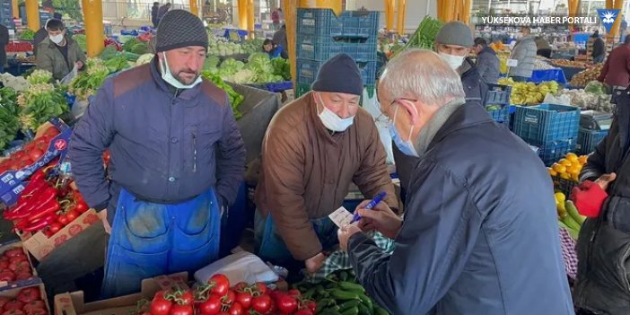 Kılıçdaroğlu çifti pazar alışverişinde: Gıda sorununu çözeceğiz