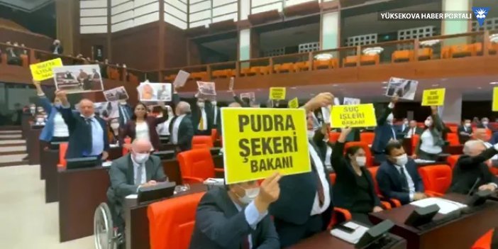 HDP, bütçe görüşmelerinde Süleyman Soylu'yu protesto etti