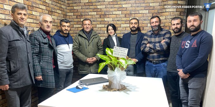 HDP'den Yüksekova Haber Portalı'na gazeteciler günü ziyareti