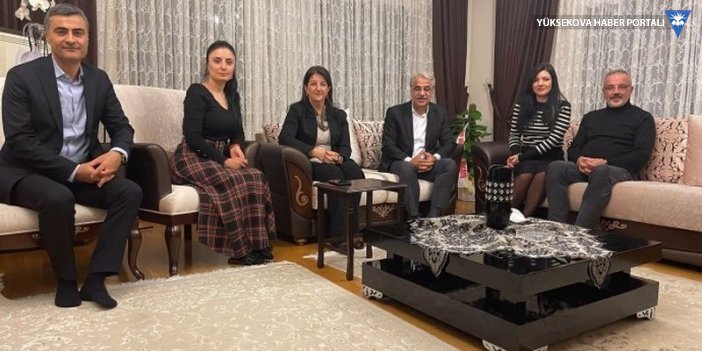 HDP Eş Genel Başkanları Buldan ve Sancar'dan Zeydan’a ziyaret