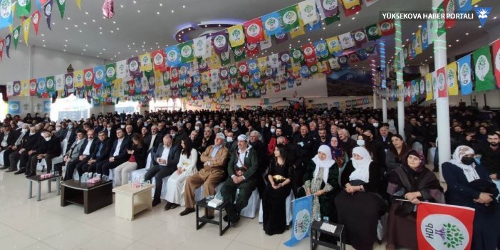 Hakkari'de HDP'nin 4’üncü Olağan Kongresi gerçekleştirildi