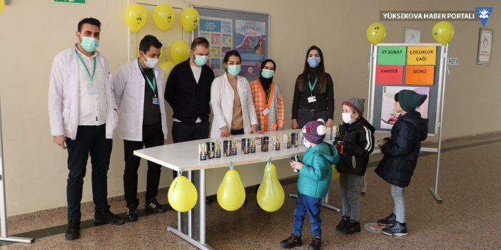 Yüksekova’da 15 Şubat Çocukluk Çağı Kanser Günü etkinliği