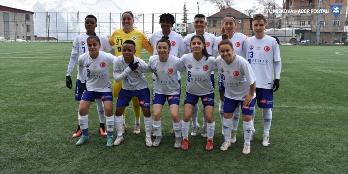Hakkarigücü Kadın Futbol Takımı, Galatasaray'ı mağlup etti