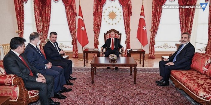 Mesrur Barzani İstanbul'da Erdoğan'la görüştü