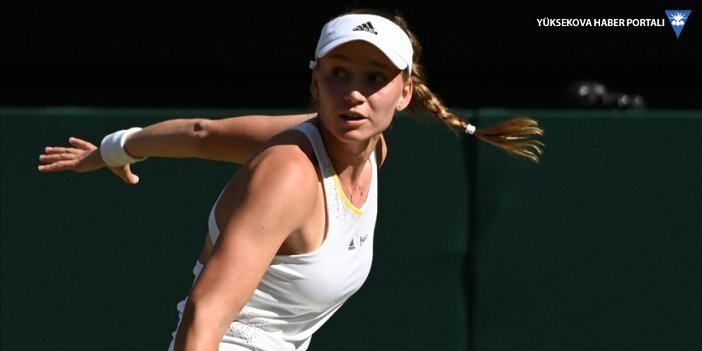 Wimbledon'da Rybakina tek kadınlarda şampiyonluğa ulaştı