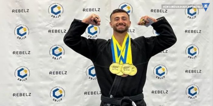 Kürt sporcu Cemil Karahan, İsveç şampiyonu oldu