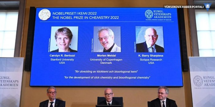 2022 Nobel Kimya Ödülü'nü Bertozzi, Meldal ve Sharpless kazandı