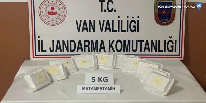 Van Özalp'ta 5 kilogram sentetik uyuşturucu ele geçirildi
