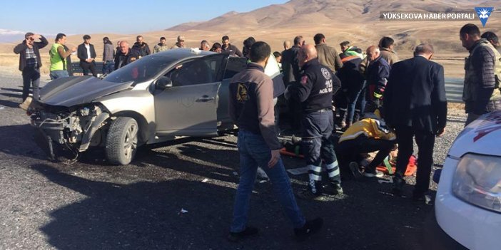 Hakkari-Van yolunda trafik kazası: 1 ölü, 6 yaralı