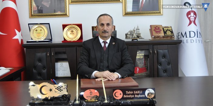 Şemdinli Belediye Başkanı Tahir Saklı'dan yeni yıl mesajı
