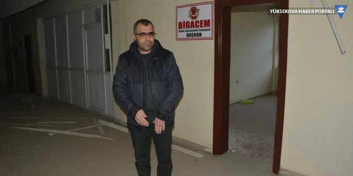 Bitlis Gazeteciler Cemiyeti binasının kapısı dahil içerisindeki her şey çalındı