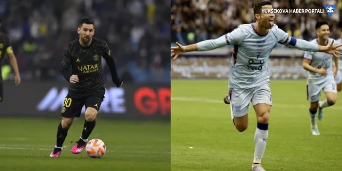 Messi ve Ronaldo'nun karşı karşıya geldiği maçta 9 gol