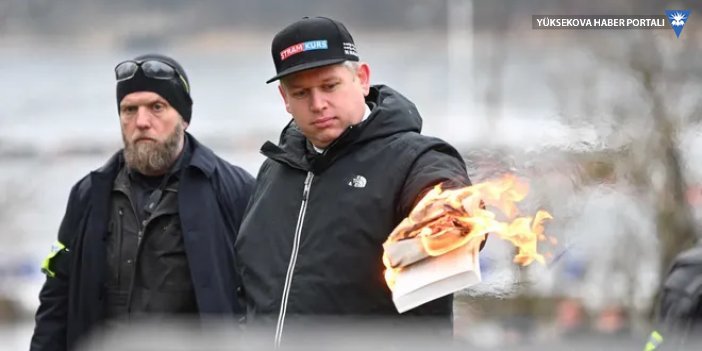 İsveç'te ırkçı lider, Türkiye Büyükelçiliği önünde Kuran-ı Kerim yaktı