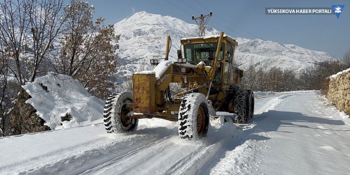Hakkari'de 32 köy ve mezra yolu kapalı