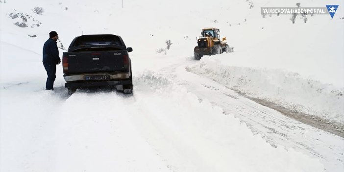 Hakkari'de 59 köy ve 181 mezra yolu kapalı