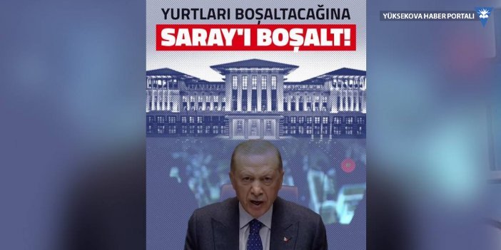 Demirtaş'tan Erdoğan'a: Yurtları boşaltacağına Saray'ı boşalt!