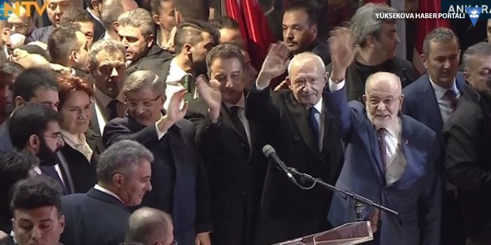 Kemal Kılıçdaroğlu Millet İttifakı'nın cumhurbaşkanı adayı