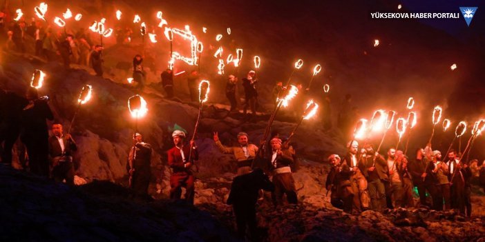Akrê'de 'Newroz Ateşi' yakıldı