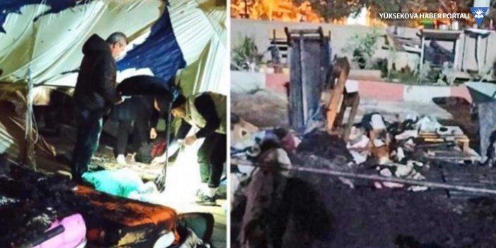 Çadırda çıkan yangında yaralanan çocuk yaşamını yitirdi