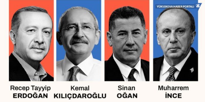 Dört Cumhurbaşkanı adayı yarışacak: Erdoğan, Kılıçdaroğlu, İnce ve Oğan