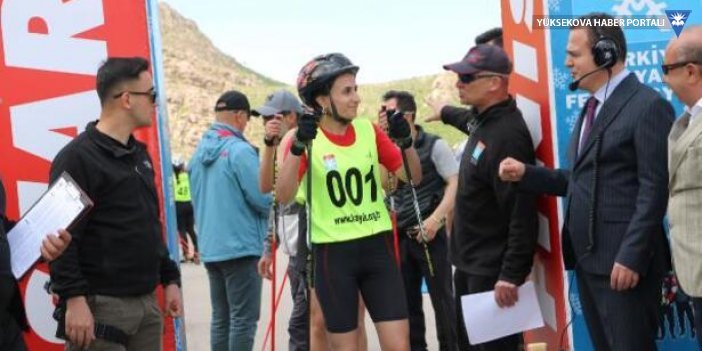 Tekerlekli Kayak Türkiye Şampiyonası, Yüksekova'da başladı