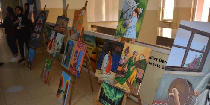 Şemdinli'de resim sergisi açıldı