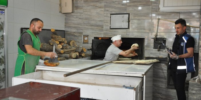Yüksekova’da faaliyet yürüten ekmek fırınları ve imalathaneler denetlendi