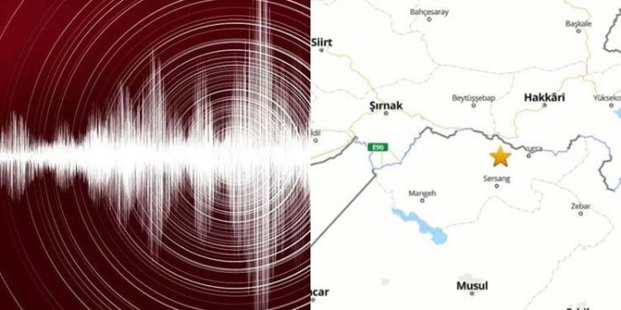 Duhok'ta deprem: Hakkari’den hissedildi