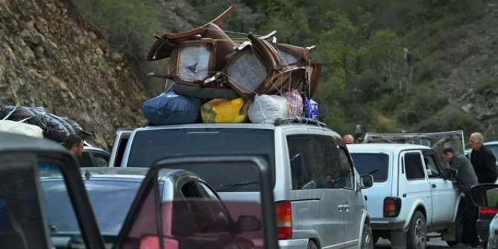 Ermenilerin yüzde 70'i Dağlık Karabağ'dan ayrıldı