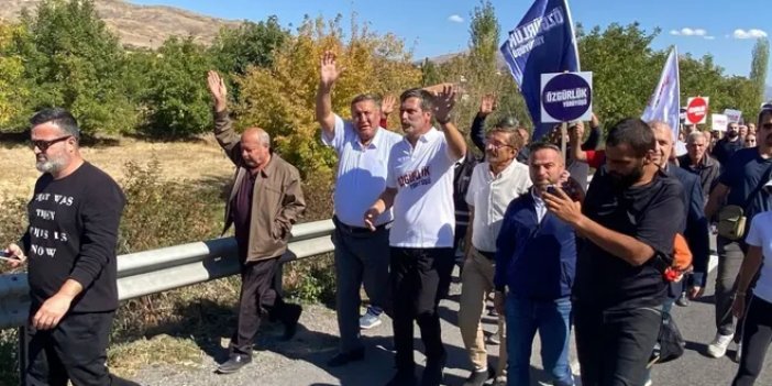 Erkan Baş, Amasra Maden Katliamı’nda ölen madenciler için yürüdü