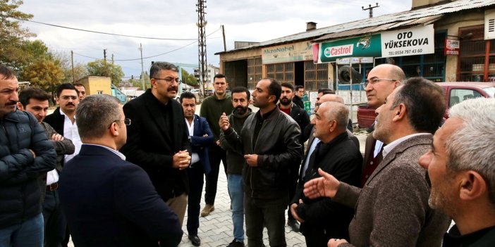 Vali Ali Çelik, Yüksekova'da ziyaretlerde bulundu