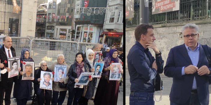 Cumartesi Anneleri, adalet istedi; eylemi AP Türkiye Raportörü Amor da takip etti