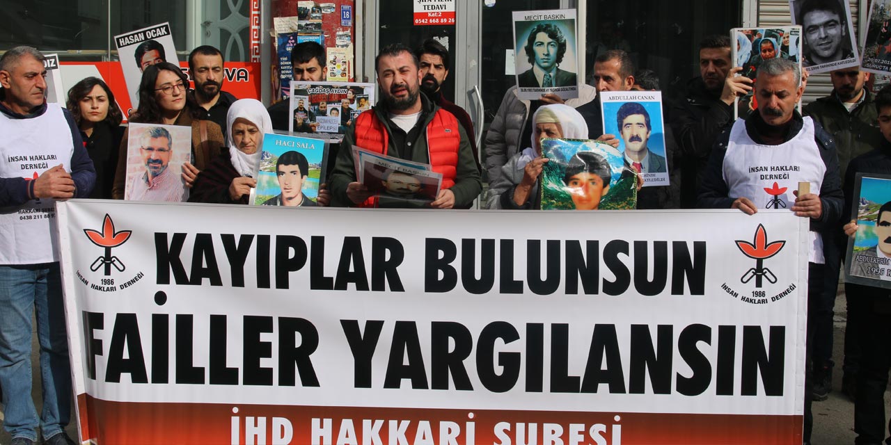 İHD ve kayıp yakınları kaybettirilen ve katledilen 3 kişinin faillerini sordu