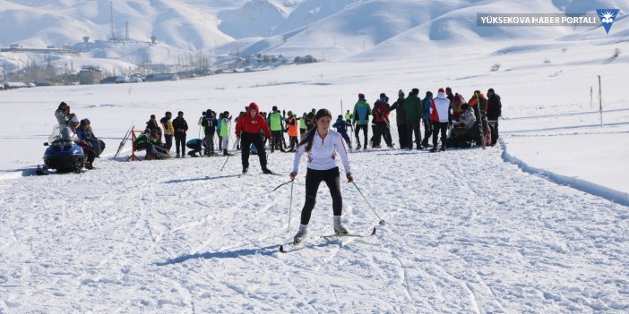 Yüksekova'da Kayaklı Koşu İl Birinciliği Elemeleri yapıldı