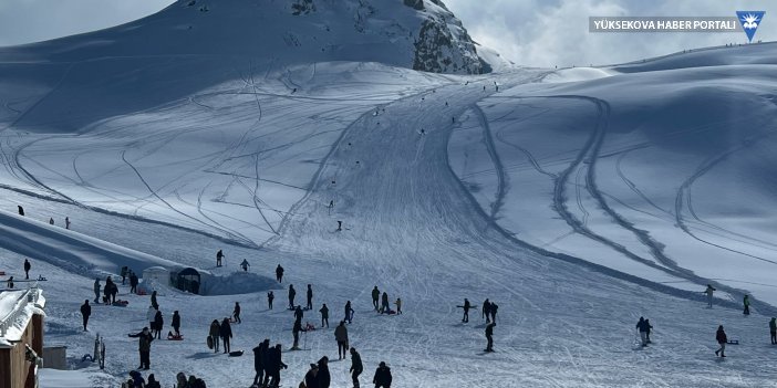Hakkari: Mêrgabütan Kayak Merkezi’nde tatil yoğunluğu