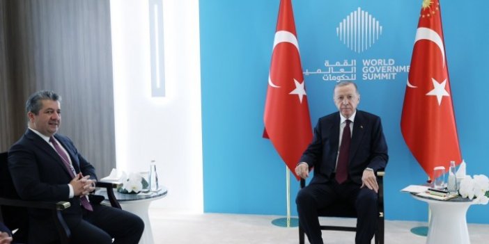 Erdoğan ile Barzani görüştü