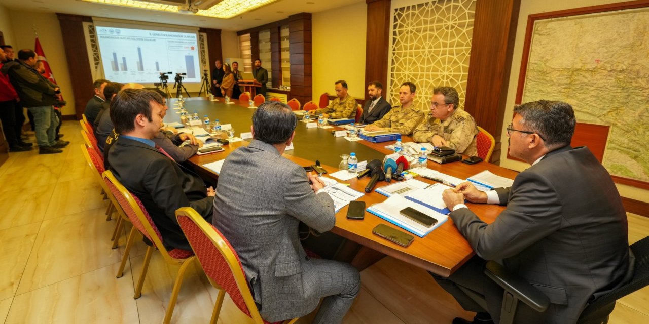 Hakkari'de asayiş ve güvenlik değerlendirme toplantısı yapıldı