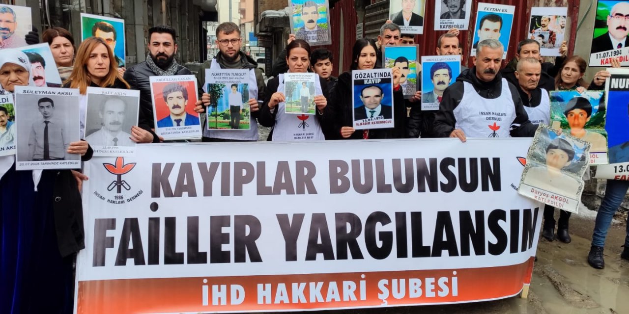 İHD ve Kayıp Yakınları, Nurettin Turgut'un akıbetini sordu | Yüksekova