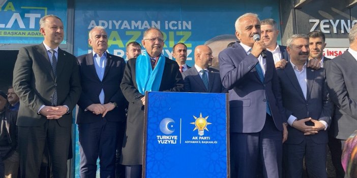 Bakan Mehmet Özhaseki, Adıyaman’da partililerle bir araya geldi
