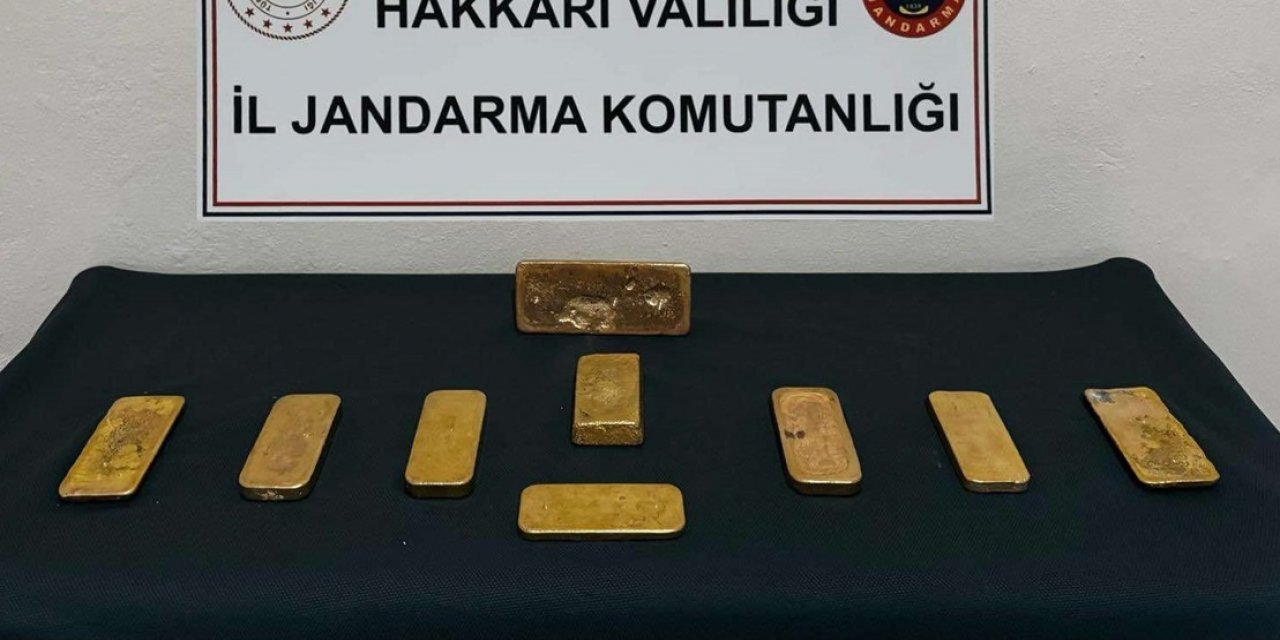 Derecik'te 14 kilo 700 gram kaçak altın ele geçirildi