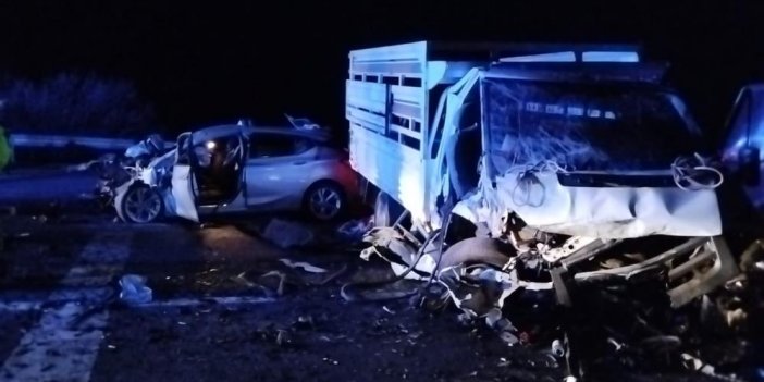 Bingöl’de trafik kazası: 3 ölü, 4 yaralı
